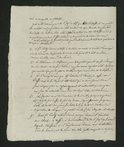 Règlement d'eau : arrêté du préfet du 5 juin 1819 et ordonnance royale du 8 novembre 1820 (1819-1820)