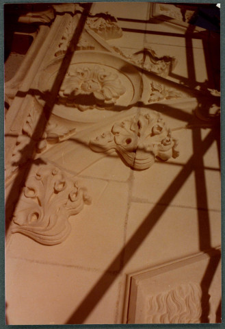 Monts, château de Candé : détail architectural.