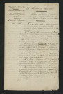 Procès-verbal de visite (7 janvier 1846)