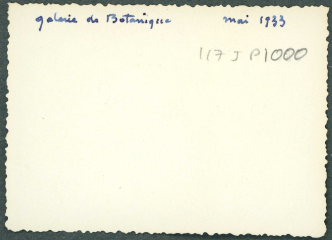 Paris. Muséum d'histoire naturelle, galerie de botanique.