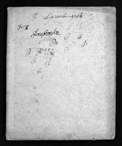 Baptêmes, mariages, sépultures, 1784