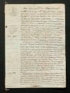 État sommaire des répertoires et minutes de M. Bernard dressé le 31 janvier 1812