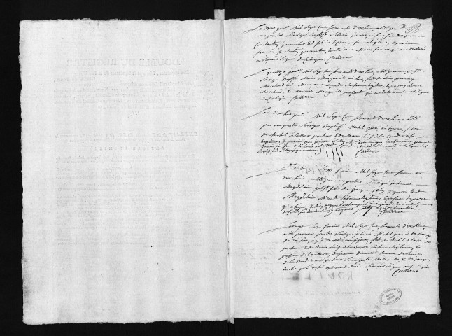 Collection du greffe. Baptêmes, mariages, sépultures, 10 janvier-21 décembre 1778