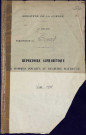 Classe 1931. Table alphabétique