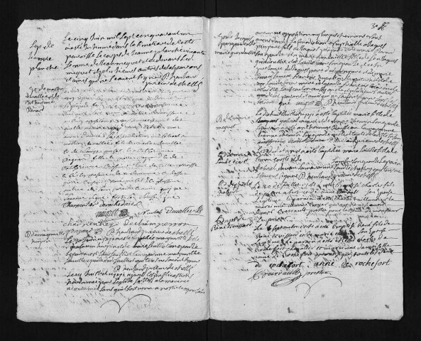 Baptêmes, mariages, sépultures, 1741-1742