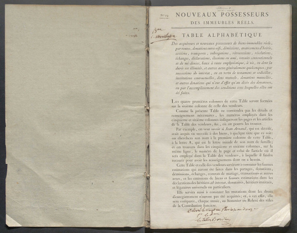 an XI-an XII – N° d'origine : 3