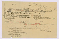 Plan établi par le propriétaire du moulin (17 mai 1934)