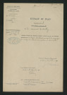 Extrait du plan cadastral de la commune d'Abilly à joindre au rapport (21 novembre 1890)