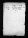 Collection du greffe. Baptêmes, mariages, sépultures, 1734 - Les années 1725-1733 sont lacunaires dans cette collection