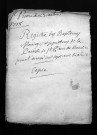 Collection du greffe. Baptêmes, mariages, sépultures, 1718