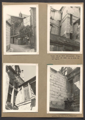 Cour de la rue Briçonnet, vue sur le bâtiment du 17 rue de la Paix arrière 20, 22 et 24.