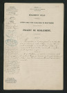 Arrêté préfectoral valant règlement d'eau (8 novembre 1872)
