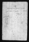 Collection du greffe. Baptêmes, mariages, sépultures, 1785