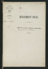 Règlement hydraulique du moulin de la Marche (4 janvier 1862)