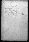 Collection du greffe. Baptêmes, mariages, sépultures, 1758-3 janvier 1759