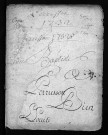 Collection du greffe. Baptêmes, mariages, sépultures, 1732