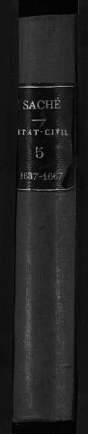Collection communale. Mariages, 1637-1666 (l'année 1666 est contenue dans les ff. 26, 32, 36 et 140) ; sépultures, 1637-1667 (année 1637 : f. 84 ; années 1645-1646 : f. 90)
