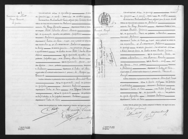 Balesmes. Naissances, 1906-1910