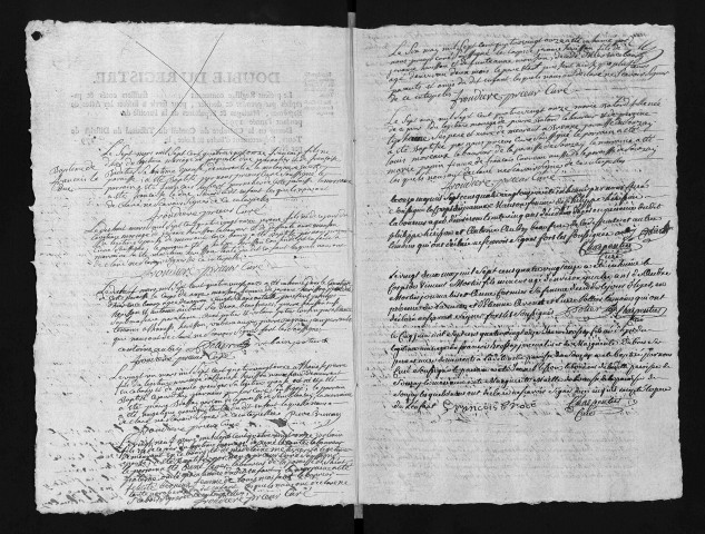 Baptêmes, mariages, sépultures, 1791