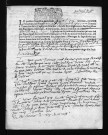 Collection du greffe. Baptêmes, mariages, sépultures, 1699