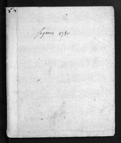 Baptêmes, mariages, sépultures, 1780