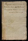 Table alphabétique des clients - 1726-1771