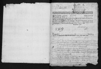 Collection communale. Baptêmes, mariages, sépultures, 1709-1713
