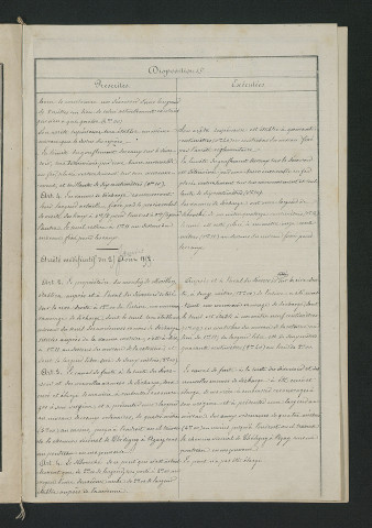 Vérification de la conformité des travaux au règlement d'eau, visite de l'ingénieur (27 avril 1860)