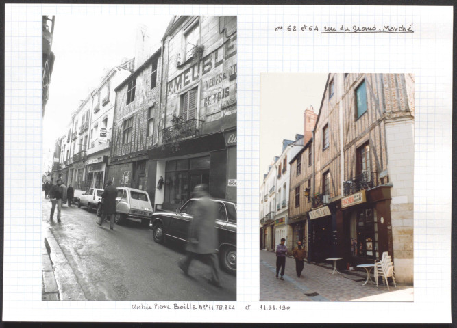 62 et 64 rue du Grand Marché.