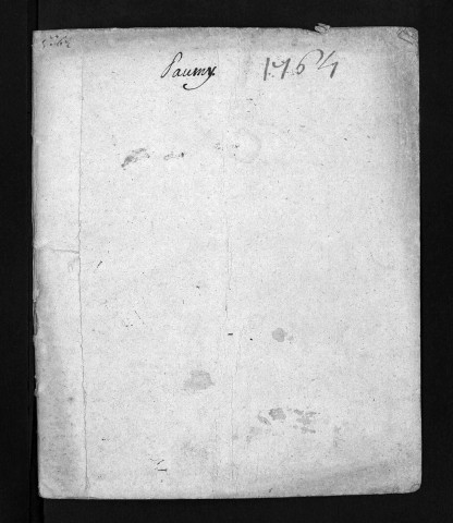 Collection du greffe. Baptêmes, mariages, sépultures, 1764