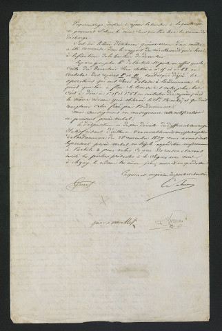Procès-verbal de vérification (14 septembre 1839)