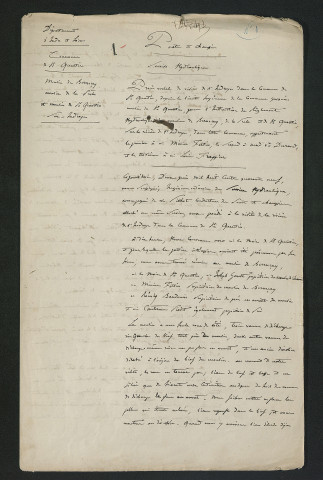 Procès-verbal de visite (2 juin 1849)