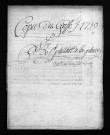 Collection du greffe. Baptêmes, mariages, sépultures, 1759