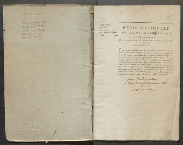 an XIII-1809 – N° d'origine : 4