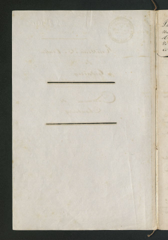 Procès-verbal de visite (25 octobre 1830)
