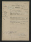 Arrêté préfectoral autorisant la réparation des déversoirs et des vannes du moulin. (19 juillet 1921)