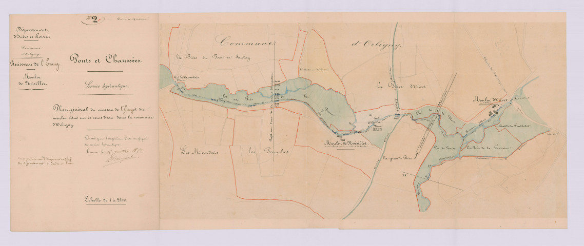Plan général (15 juillet 1852)