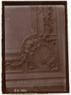Paris. Construction de la gare d'Orsay (1898-1900) : Vue d'une boiserie ou d'un plafond. Gare d'Orsay