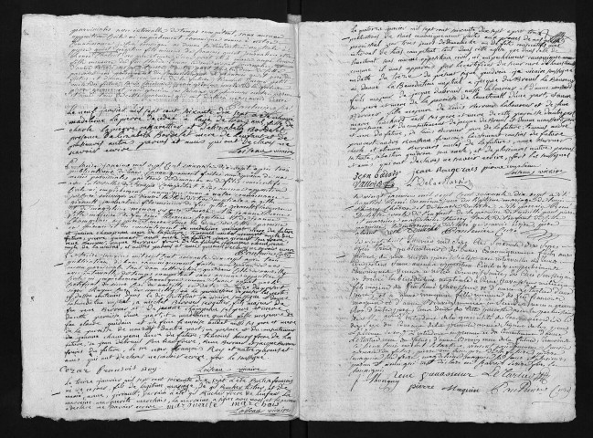 Collection du greffe. Baptêmes, mariages, sépultures, 1777