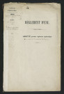 Arrêté portant règlement hydraulique des usines de la rivière de la Ligoire (23 juin 1855)