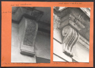 51 rue Émile Zola, état après ravalement ; 40 rue Émile Zola, état avant ravalement.