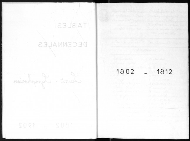 Naissances, mariages, décès