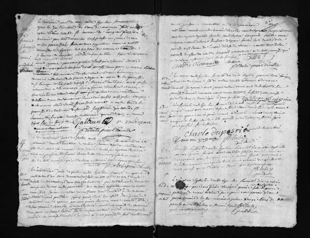 Collection du greffe. Baptêmes, mariages, sépultures, 1770