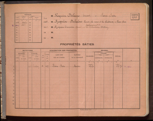 Comptes supprimés 250 à la fin.