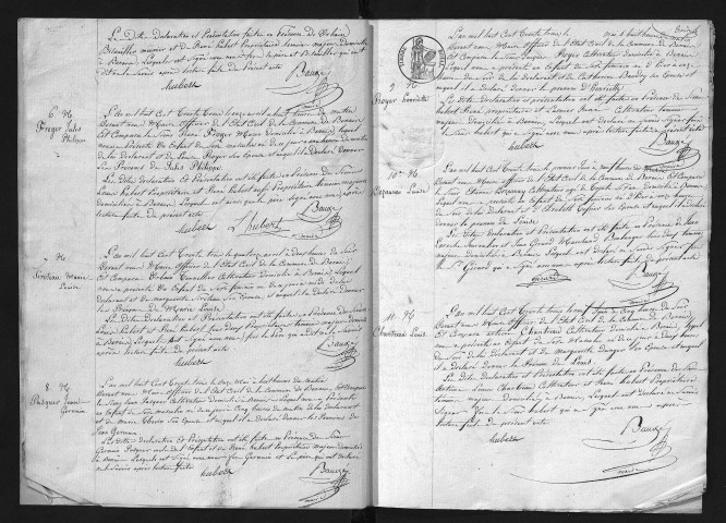 Naissances, 1833-1877