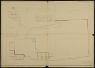 Plan de l'ancien presbytère (1825), plan de l'ancien presbytère et de ses dépendances (1846).