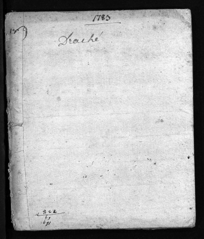 Collection du greffe. Baptêmes, mariages, sépultures, 1783