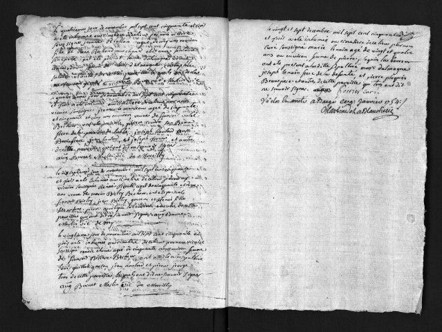 Collection du greffe. Sépultures, 1753