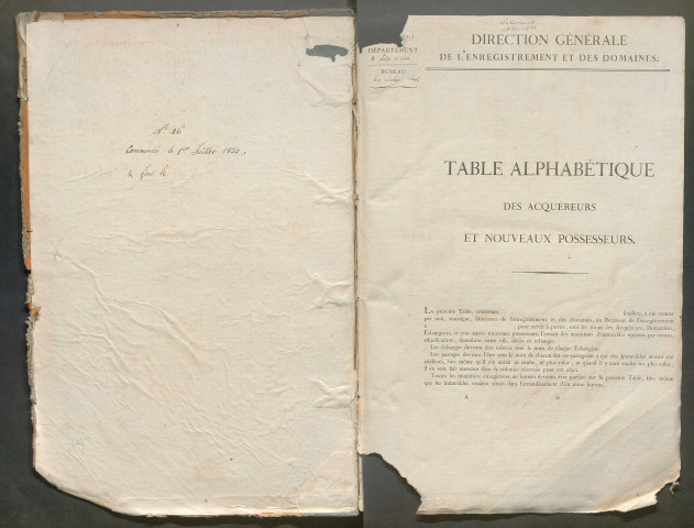 1830-1833 – N° d'origine : 16