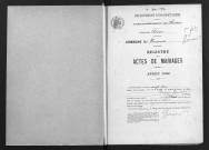 Mariages, 1900-1905